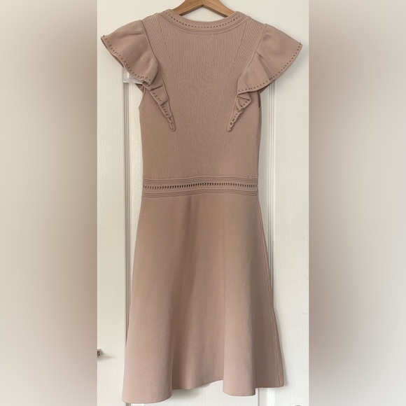 NWT Sandro Tilla Knit Dress in Nude - size US 4 - Picture 4 of 13